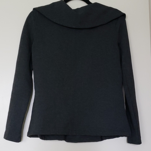 Contemporaine - Grey Asymmetrical Sweater - Picture 2 of 3